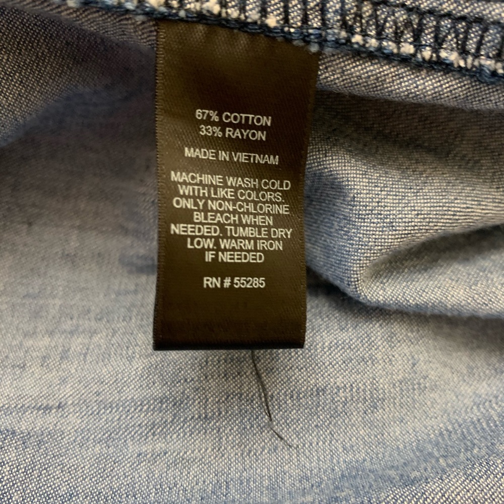 Express Jean Shirt Dress - Picture 8 of 8